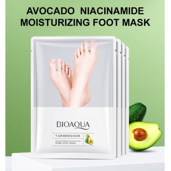 Pack of 10 BIOAQUA Avocado Oil Socks Moisturizing Foot Mask